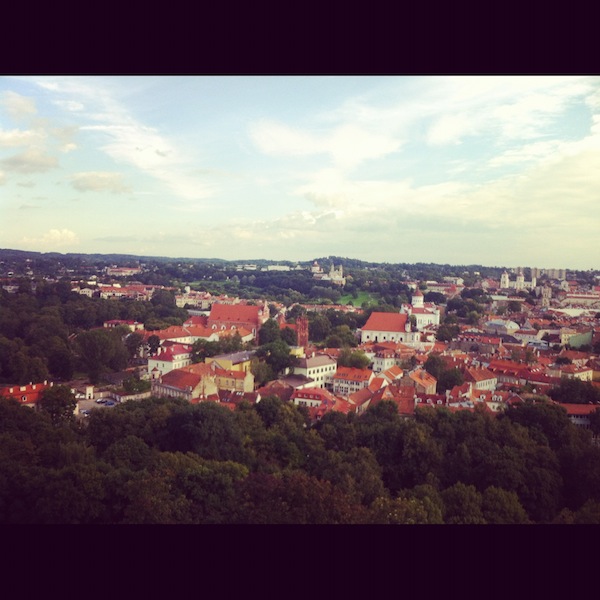 "View of Vilnius Lithuania"