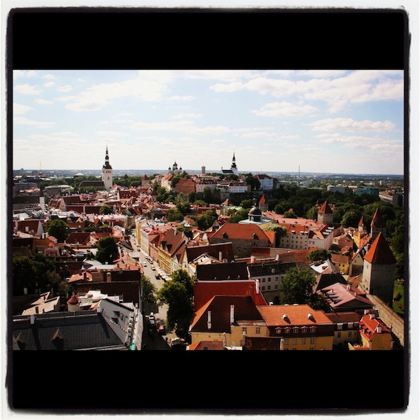 Instagram View of Tallinn Estonia 