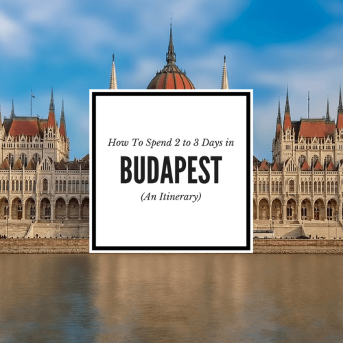Budapest Itinerary