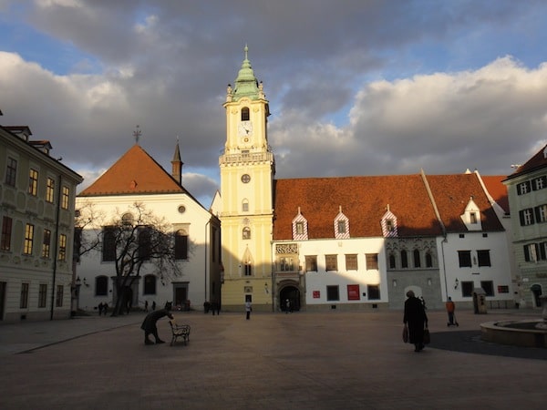 No photo editing required. Bratislava is actually this cute!