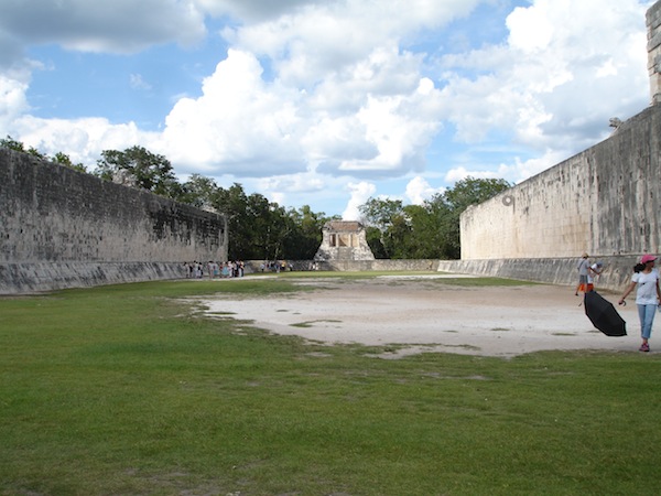 The ball court...of terror!