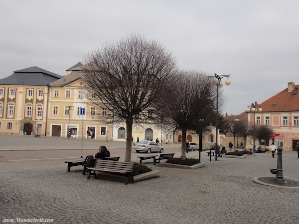 A Unesco World Heritage town square. That's what I meant to say.