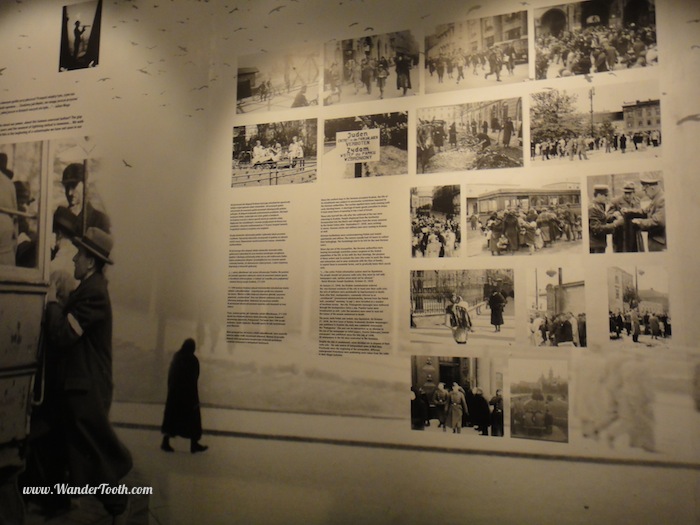 "Display in the Schindler Museum"