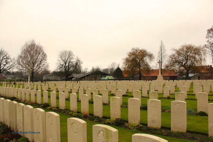 railway Dugout commonwealth war grave near Ypres, Belgium