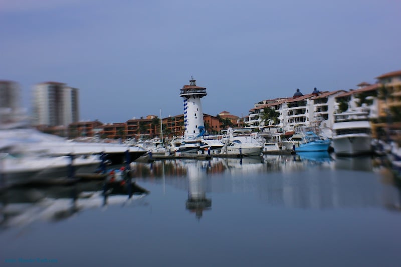 And this IS Puerto Vallarta's harbour...Chappy's is just around the corner, and there are apparently crocodiles in the water