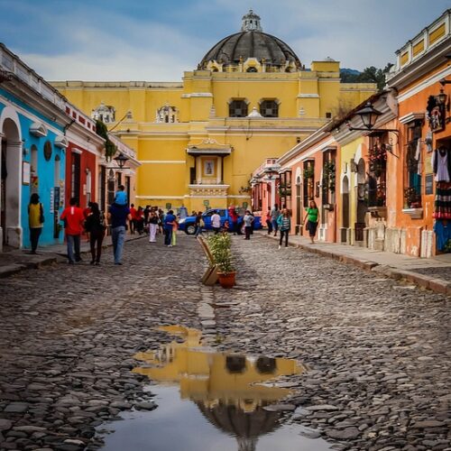 Reflection in Antigua Guatemala