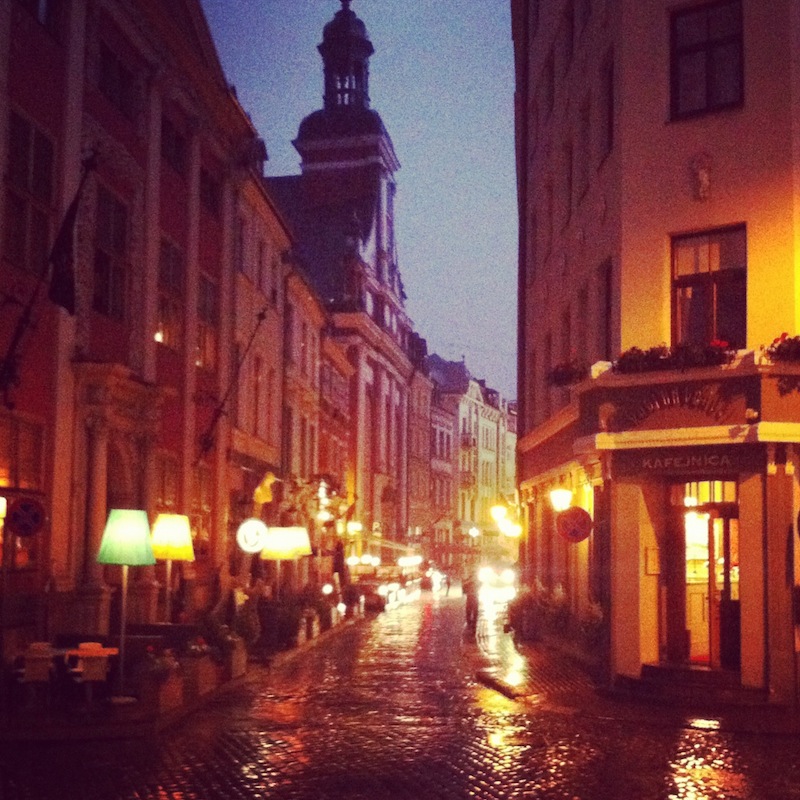 Riga Latvia Old Town