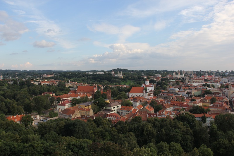 View of Vilnius Lithuania in Summer