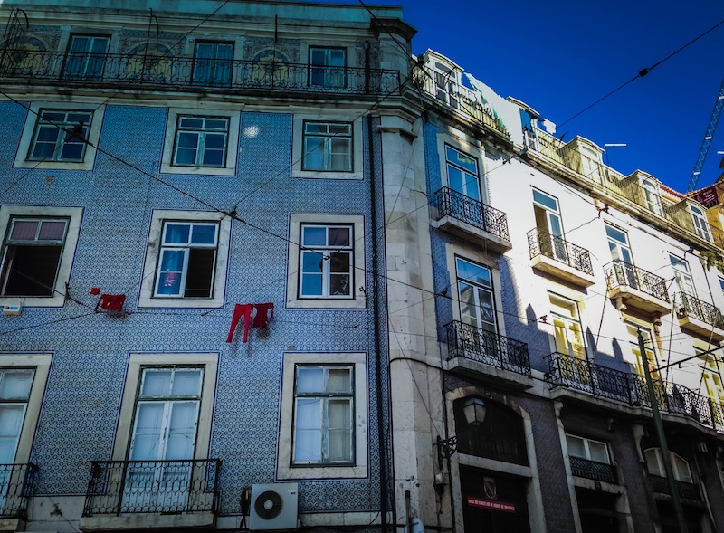 Azulejos Lisbon Building