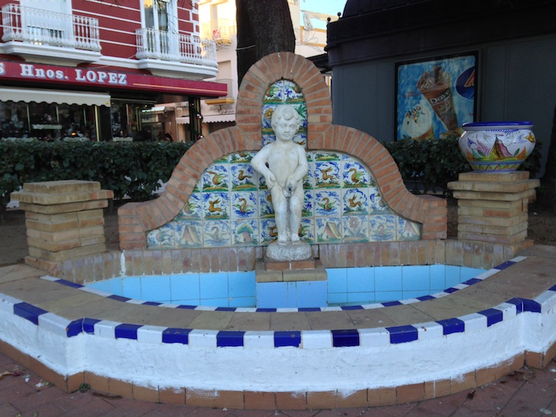 Ayamonte's own Manneken Pis