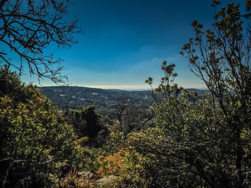 The view from Fire Point this morning