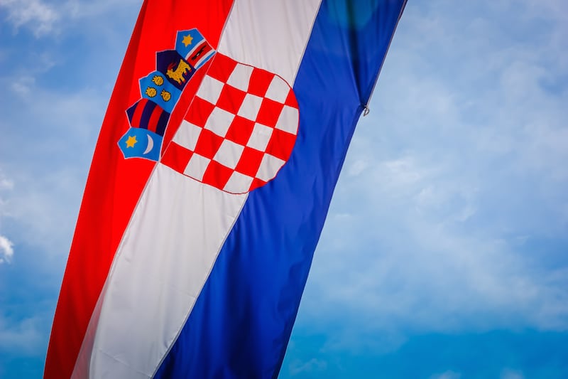 The Croatian flag