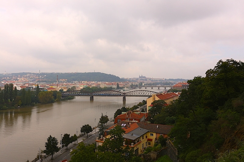 The view from Vysehrad, Prague, Czech Republic