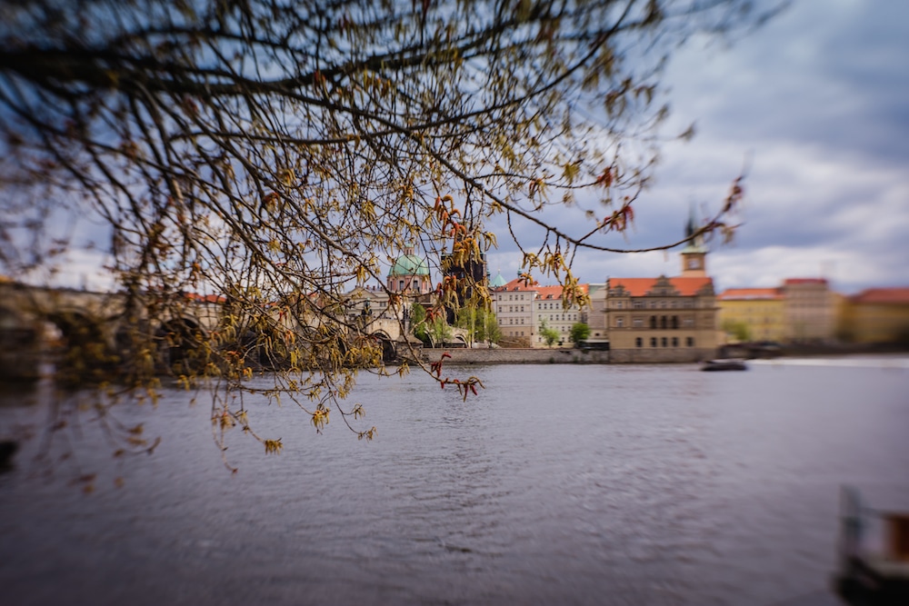 Charles bridge prague lensbaby