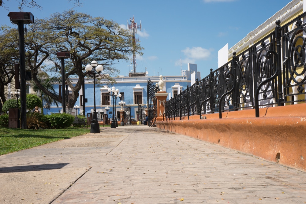 parque principal campeche Mexico