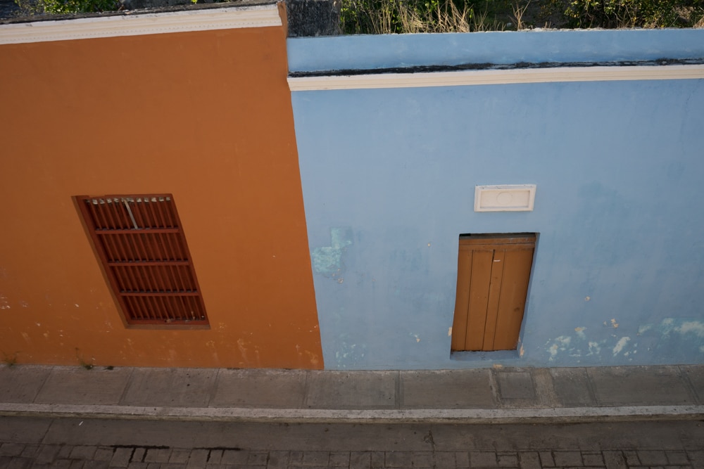 Spanish colonial buildings campeche mexico