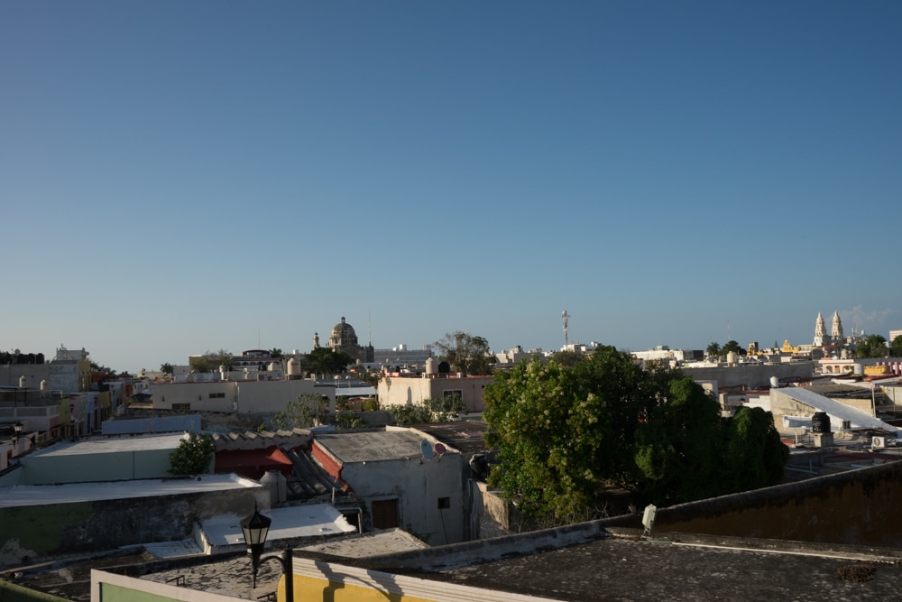 Walking the walls is a thing to do in Campeche