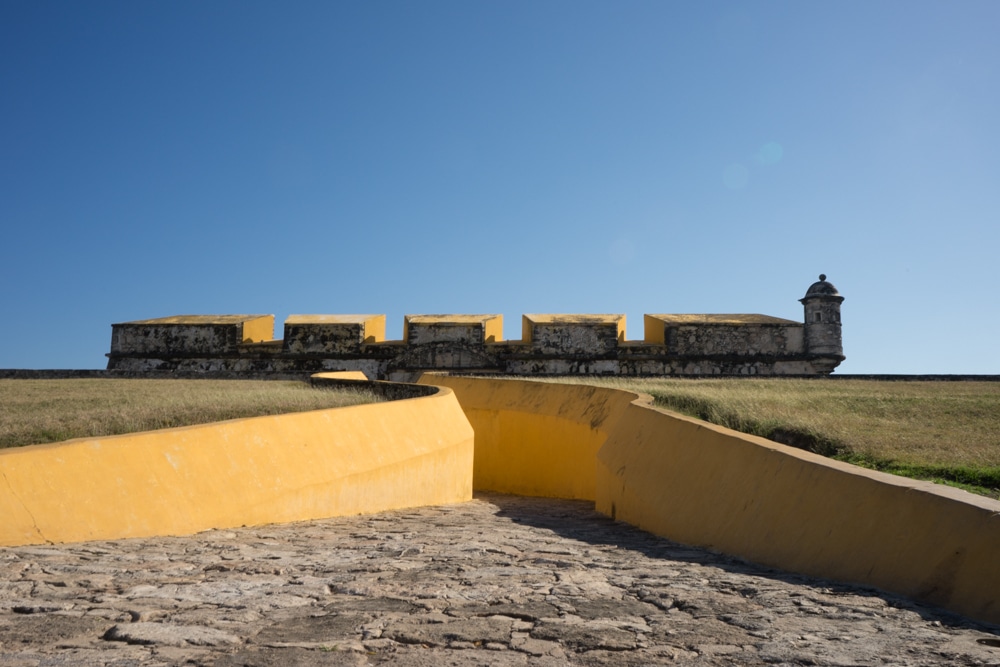 exterior of san jose el alto fort campeche mexico