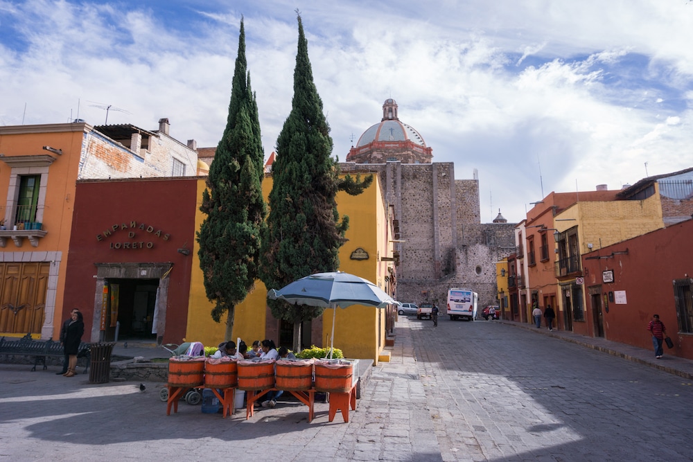 A street scene from Coloring Mexico