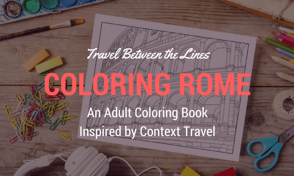 Travel Between the Lines Coloring Rome