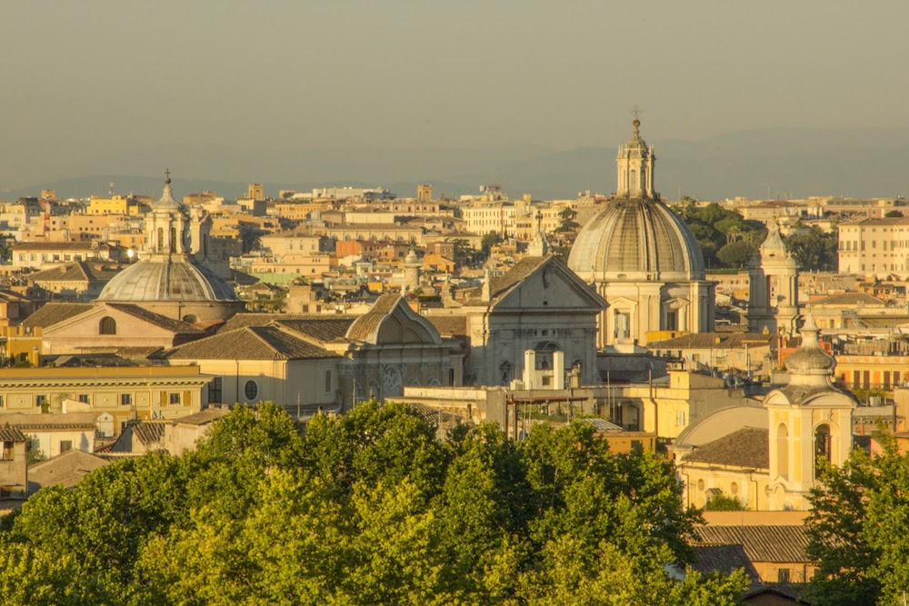 View of Rome from Atop the Janiculum