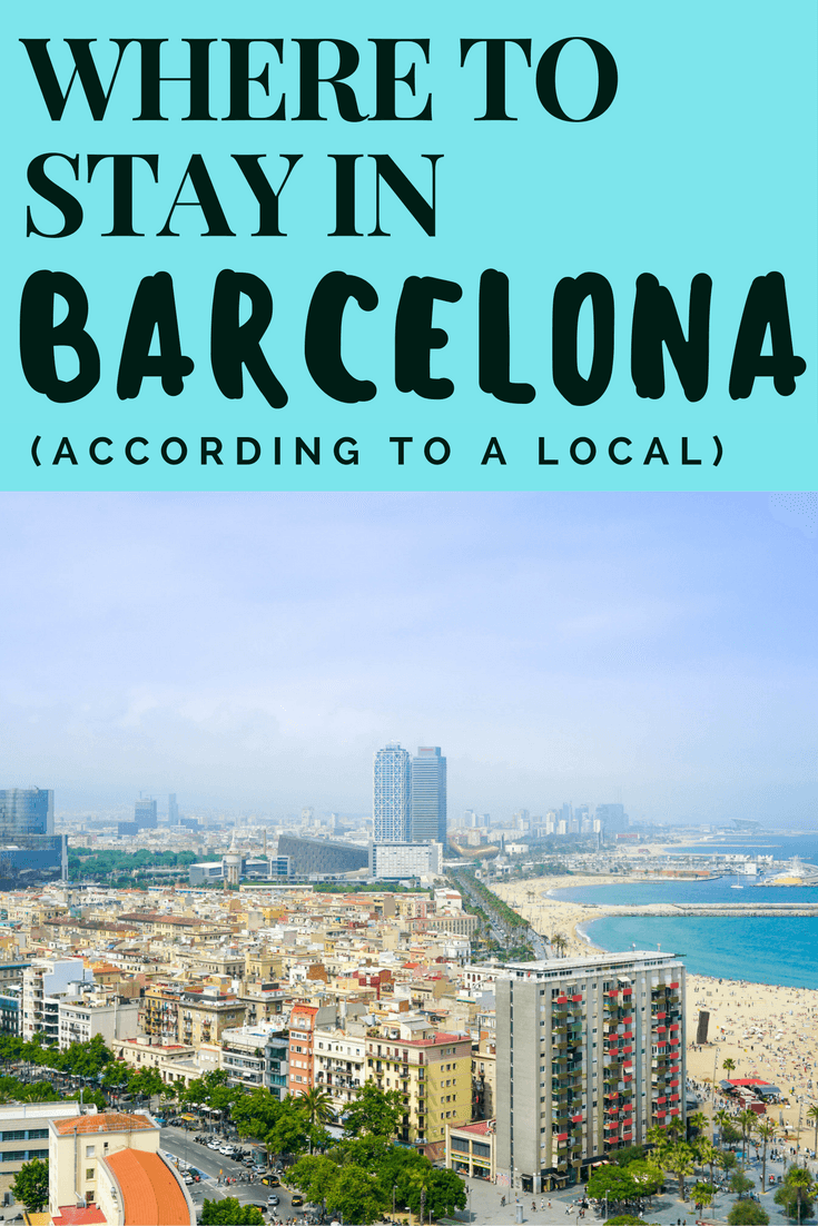 where do tourist stay in barcelona