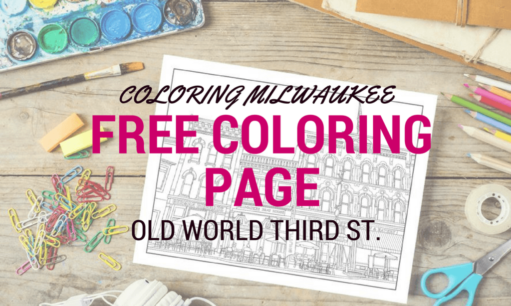 A free milwaukee coloring page of Old World 3 st