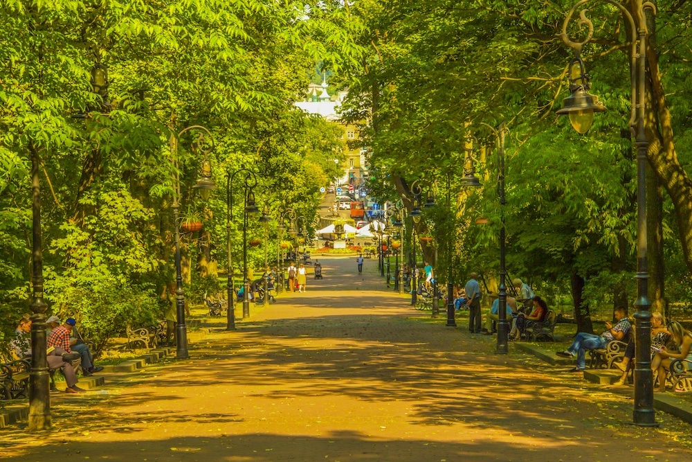 ivan franko park things to do in Lviv