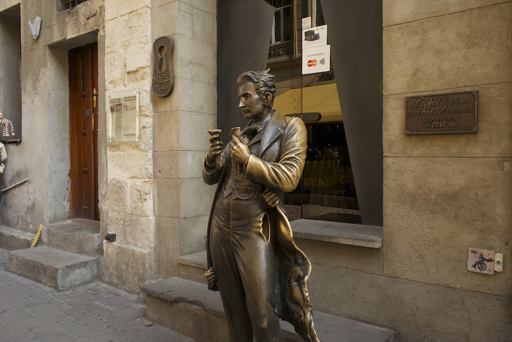 Leopold Masoch Statue Lviv