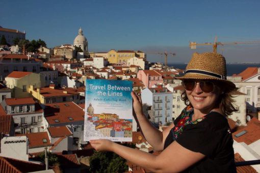 Adult Coloring Book for Travelers
