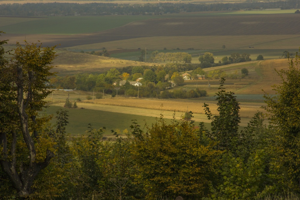 View from Pidgurtsi Castle Lviv Ukraine