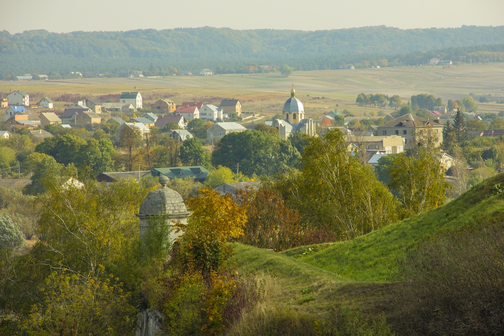 Zolochiv Castle Lviv View in Autumn