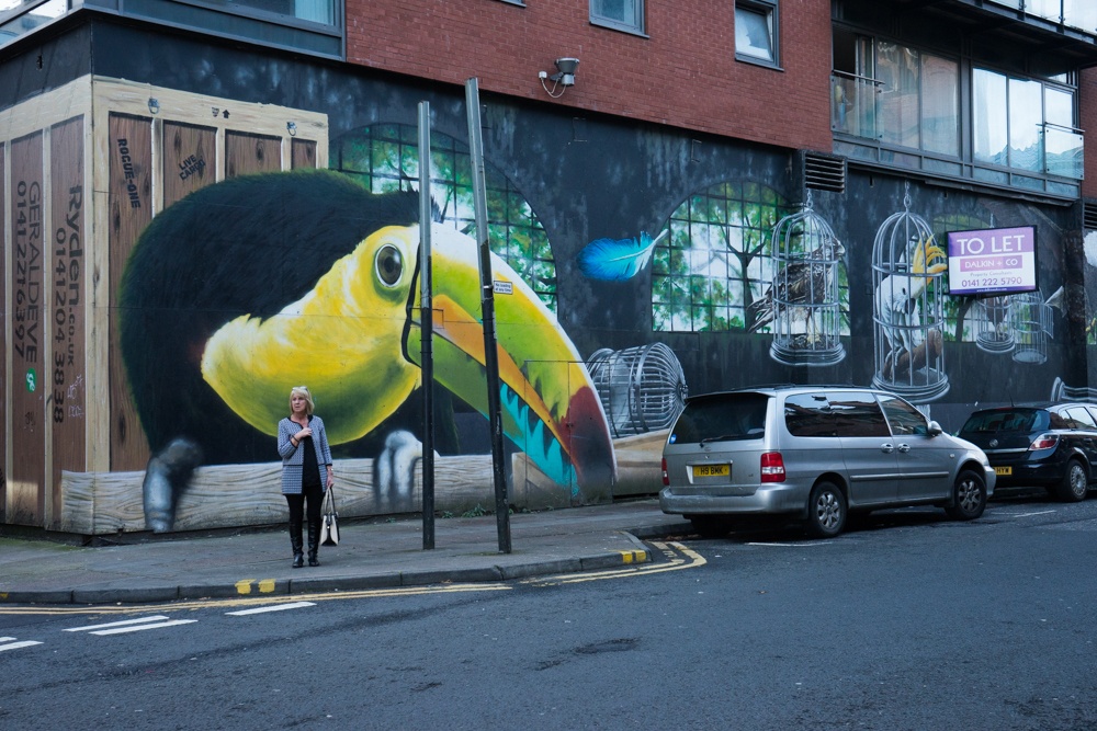 glasgow mural trail big birds