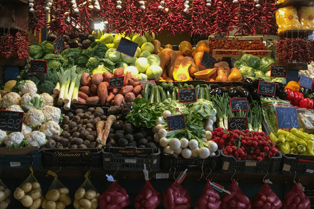 Budapest Food Tour Great Market Hall Vegetables