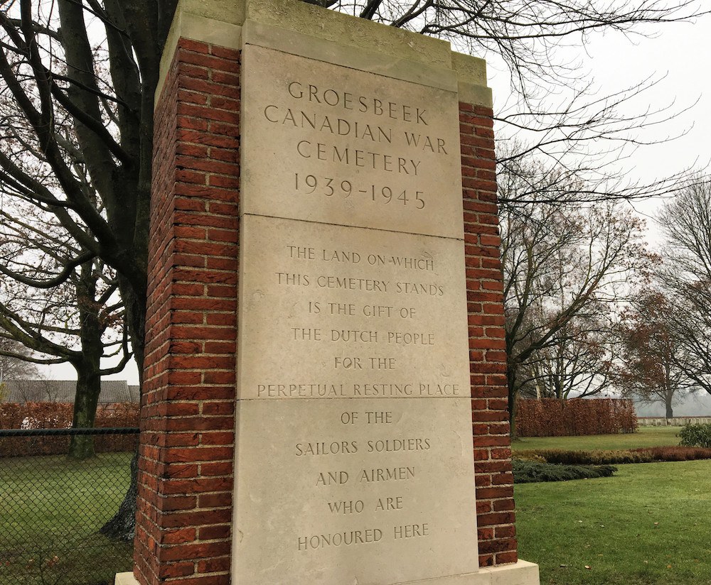 Groesbeek Canadian War Cemetery Entrance