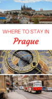 Pin this Where to Stay in Prague Guide