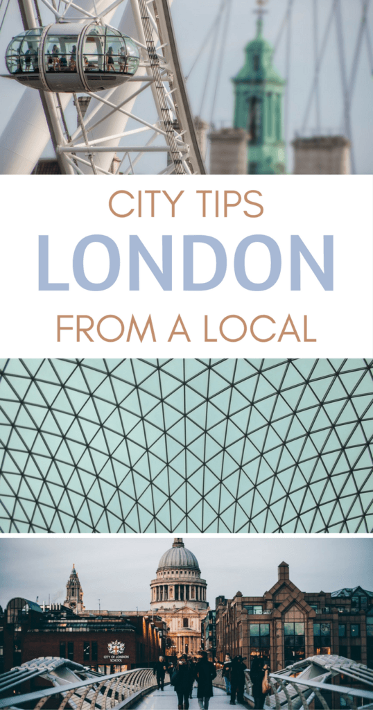 Things to do in London Pinterest pin