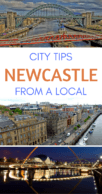 Things to do in Newcastle Pinterest pin