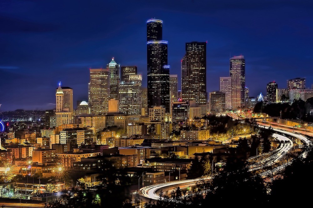 Seattle Skyline at Night