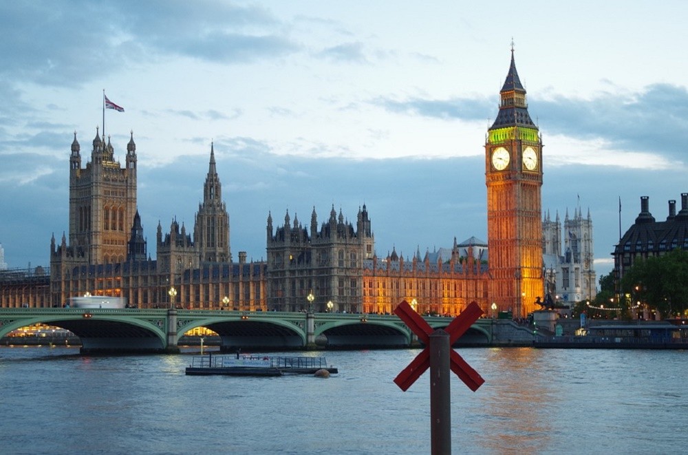 View of Big Ben in London