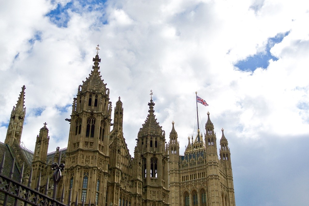 View of Westminster in London