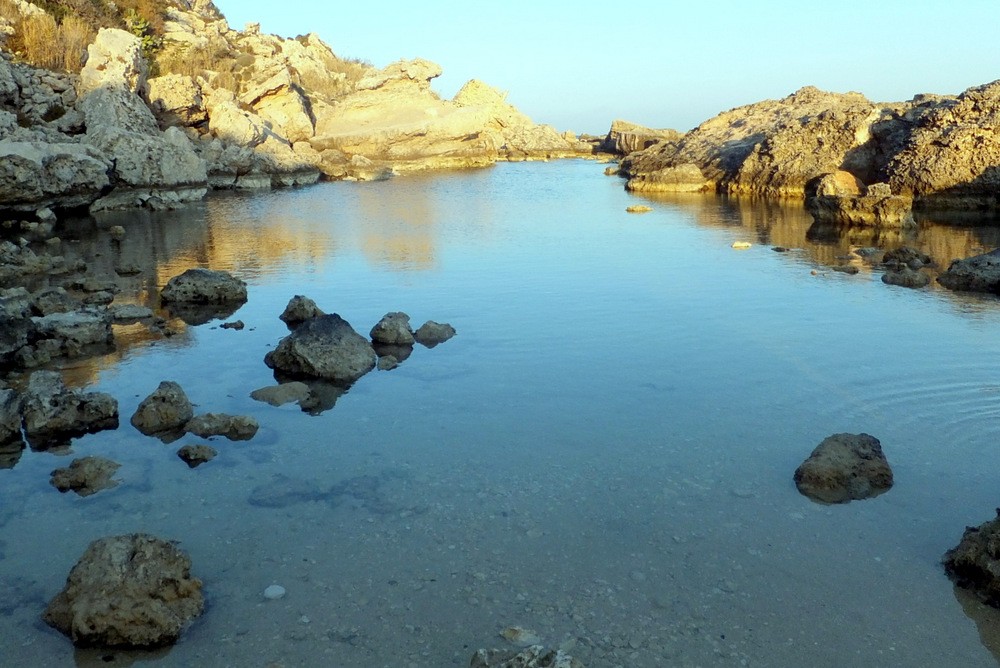 View of the ocean in Malta