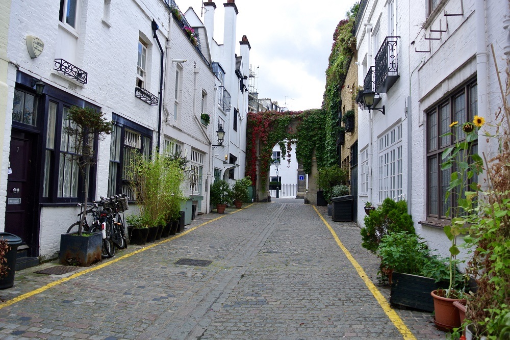 View of a street in Kensington