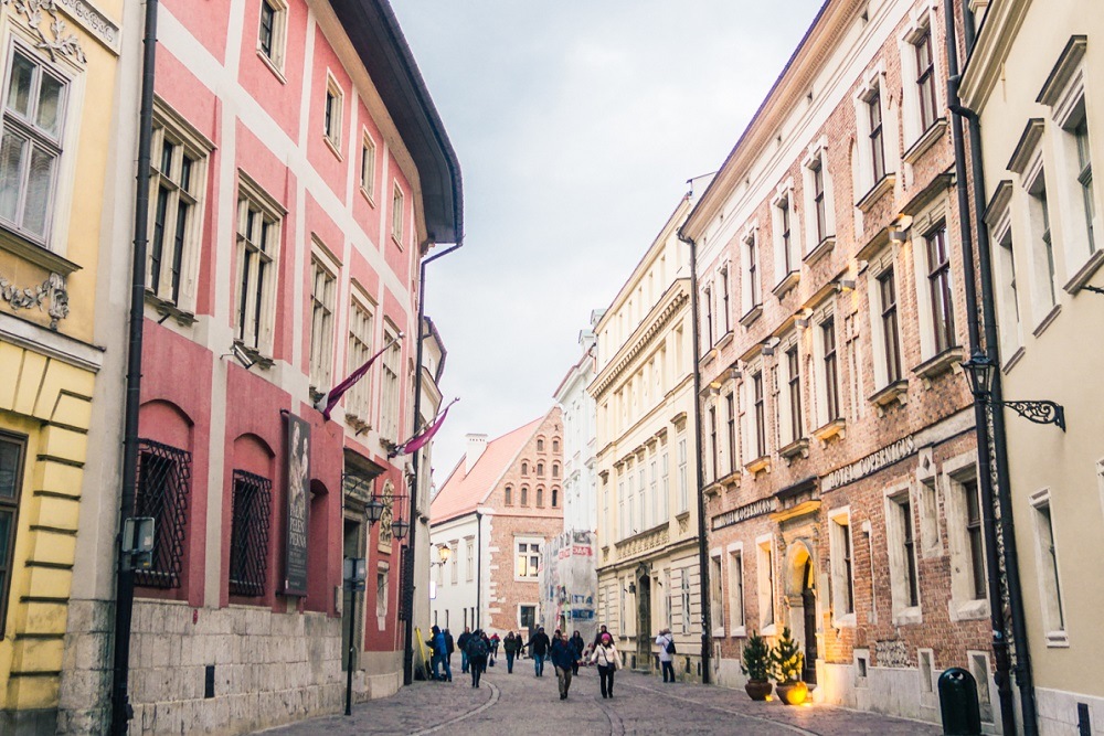 Street in Old Town in a Where to stay in Krakow guide