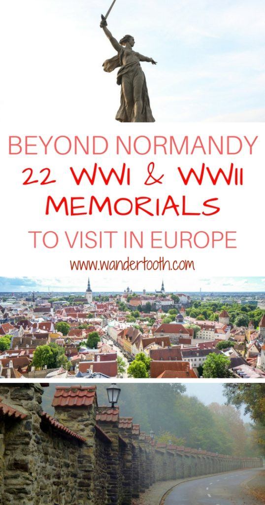 Remembrance Tourism in Europe Pinterest Pin