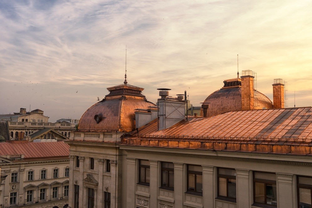 View from Pura Vida Bar Bucharest