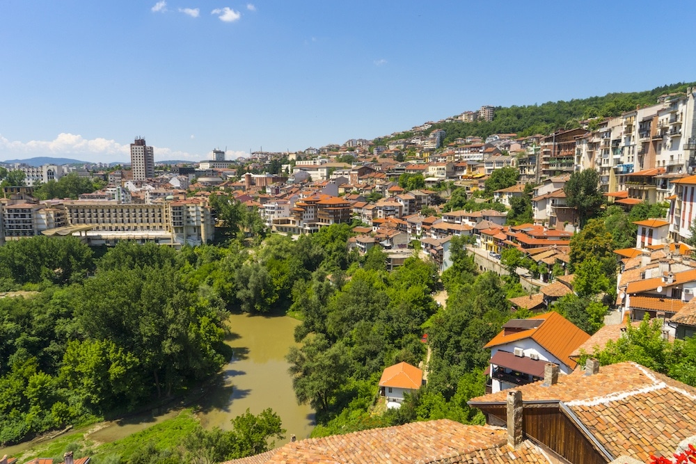 Veliko Tarnovo on a Budapest to Bucharest Cruise