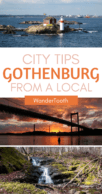 Gothenburg City tips from a local Pinterest pin