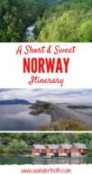 Norway Itinerary Pinterest Pin