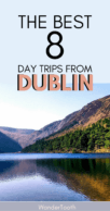 Best Day Trips from Dublin Pinterest Pin